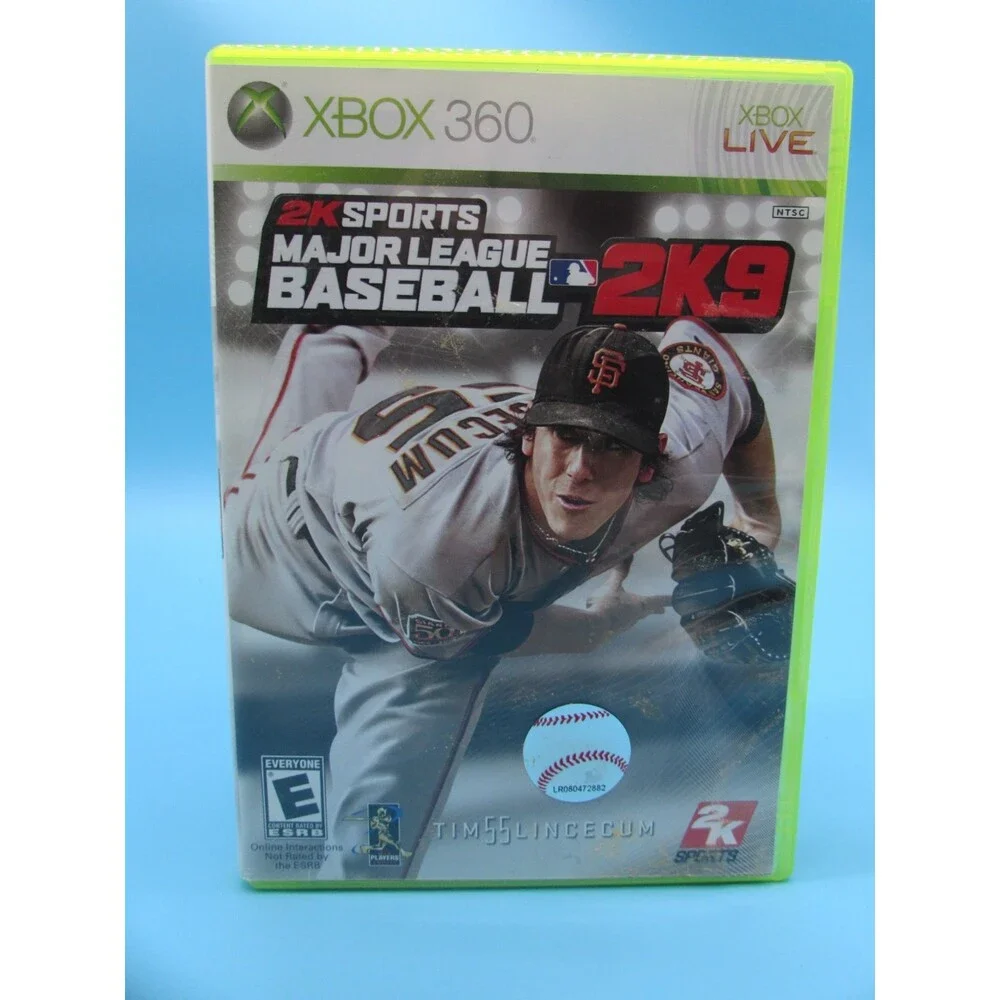 Major League Baseball 2K9 (Xbox 360, 2009) - Fast Shipping - Tim Lincecum 55